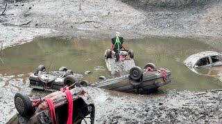 Paisley reservoir abandoned cars removed