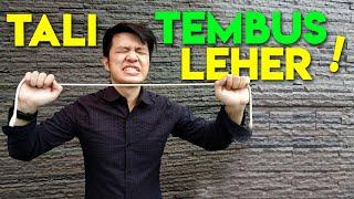 RAHASIA TRIK SULAP TALI TEMBUS LEHER !!