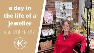 Studio Tour & Late Night Making | Day In The Life Of A Jeweller With Gretel's Metals | Kernowcraft
