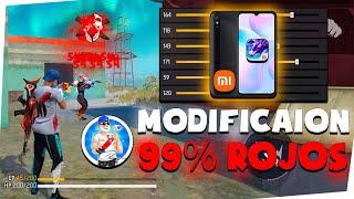 SENSIBILIDAD PERFECTA + MODIFICACION ️ PARA *Xiaomi*  PEGARAS TODO ROJO (FREEFIRE 2025)