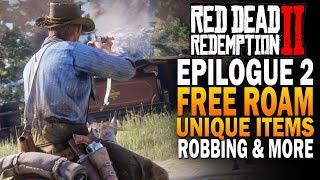 Epilogue 2 Free Roam, Unique Items & More - Red Dead Redemption 2 Gameplay [4K RDR2]