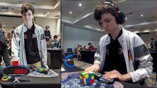 Rubik's Cube Solved in 3.86 Seconds! (8th in the World)