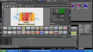 EDIUS - WEDDING EFFECTS TUTORIAL WEDDING CUSTOM TITLES TELUGU!