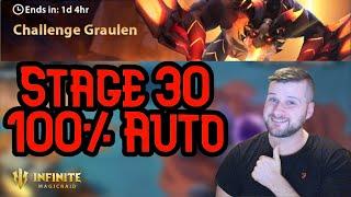 Graulen Stage 30 Speed Team 100% Safe? - Infinite Magicraid