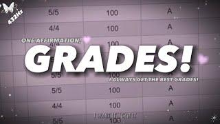 432Hz | GRADES ; “I Always Get The Best Grades!” One Affirmation.
