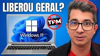 OFICIAL!! Microsoft LIBEROU instalar o Windows 11 em QUALQUER PC?