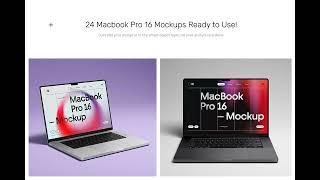 MacBook Pro 16 Mockups - Clay Version Stock Graphics - Download at YouWorkForThem