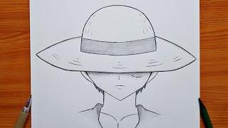 How to draw Monkey D. Luffy || One Piece || Luffy easy step by step