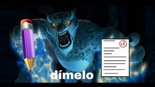 Tai Lung enseña sus notas a Shifu [parodia?] #memes #doblaje #humor