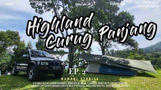 Highland Curug Panjang | Campervan Sekaligus Main Air di Air Terjun | Viewnya Gak Ada Obat!