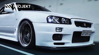 Nissan SKYLINE R34 GTR клип СКАЙЛАЙН Атмосферное видео