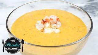 Homemade Lobster Bisque Recipe • Step By Step Lobster Bisque • The Foodie Channel