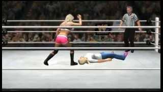 WWE '12 Kelly Kelly vs Karen Crandall