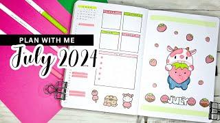 PLAN WITH ME || July 2024 Bullet Journal Setup