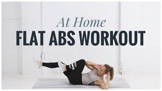 FLAT ABS Home Workout // No Equipment