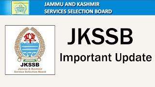 JKSSB latest update