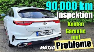 Kia ProCeed GT - 90.000 km Inspektion - Bericht Kosten Infos Probleme Owners Review Meinung deutsch