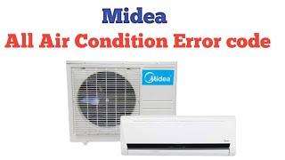 How 0to Midea air conditioner all error codes and solution,||Midea ac error codes, #repair,