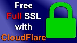 Free SSL certificate for your website with CloudFlare. Full end to end encryption with free https