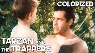 Tarzan and the Trappers | COLORIZED | Gordon Scott | Adventure Film