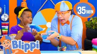 Learn Colors & Science with Blippi & Meekah | BEST OF BLIPPI TOYS | Educational Videos for Kids