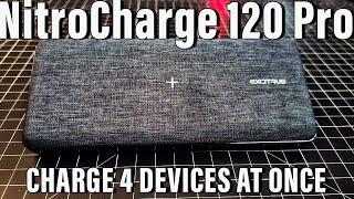 Charge 4 Devices at the Same time with the Nitro Charge 120 Pro Qi Charger + 3 Devices