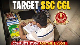 Target SSC CGL Complete Study  Routine and Vlog  Himanshu Yadav