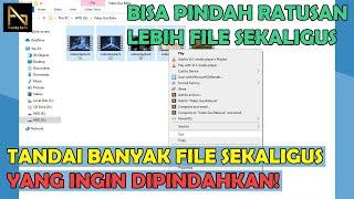 CARA MEMINDAHKAN BANYAK FILE SEKALIGUS DI LAPTOP/PC DENGAN CEPAT