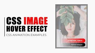 Image Hover Text Overlay Effect with HTML & CSS | CSS Animation Examples