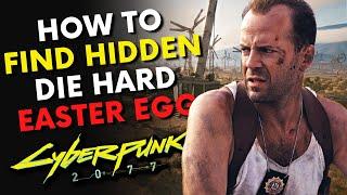 Cyberpunk 2077 - Secret Location with Loot!! (Die Hard Easter Egg)