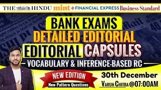 The Hindu Editorial Analysis | 30th December 2024 | Inference-Based Questions by Varun Chitra Sir