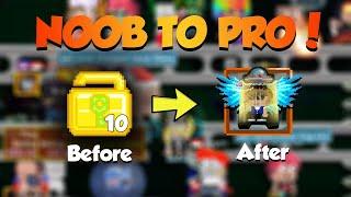 NOOB TO PRO IN 1 VIDEO [Growtopia tutorial]