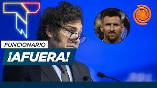 El Gobierno ECHÓ a Julio Garro después decir que Messi debería pedir disculpas por el canto racista