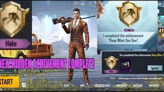 Reap What you sow || New hidden Achivement || BGMi & PUBG Achivement | 7th hidden Achivement