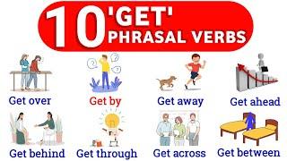 Phrasal Verbs : 10 ‘GET’ phrasal verbs | phrasal verbs with sentences | listen and practice