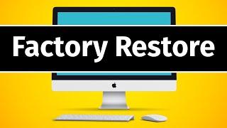 How to Factory Reset Mac Desktop | Delete All info | Reinstall macOS | Set Up like New