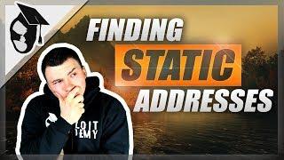 HOW TO FIND STATIC ADDRESSES WITH CHEAT ENGINE