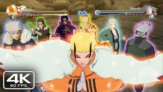All Hokage Ultimate Jutsus & Team Ultimate Jutsus (4K) - Naruto Shippuden Ultimate Ninja Storm 4