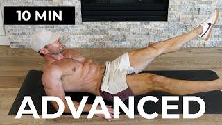 10 Min ADVANCED LOWER AB Workout (No Equipment) | FULL BODY Series 22