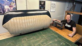 How To - Sewing a Tuck and Roll Seat Cover for my 47 Ford