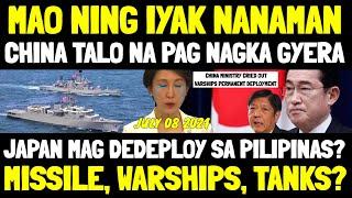 IYAK CHINA SA BALITANG ITO! JAPAN PINAG BANTAAN ANG CHINA! WARSHIP MISSILE TANKS IDEDEPLOY NG JAPAN