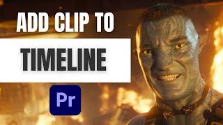 How to Add Clip to the Beginning of Your Timeline in Premiere Pro 2024