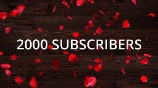 2000 subscribers special video| Thank you all my friends| hanushree healthy kitchen