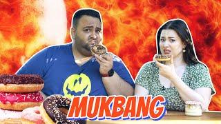 TATLI YEDİK ACI KONUŞTUK! MUKBANG w/@elifyalcin