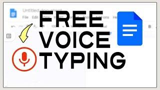 How To Get Free Voice Typing In Google Docs