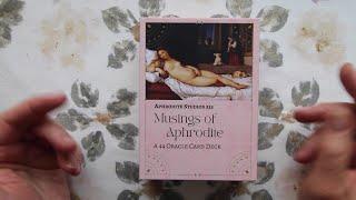 Musings of Aphrodite Oracle  #playingwithpairs #oraclecards