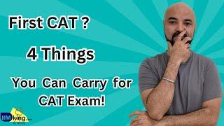 First time in CAT! Now can carry 4 Essential Items to your CAT Exam! I want Calculator and Revision