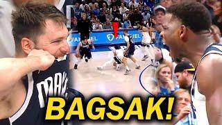 Nang gigil si Luka Doncic kinagat ang Jersey sa nangyari, anak na ulit ni MJ si Edwards! | GAME 4