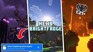 Newb x Brightforge Shaders for Minecraft PE 1.21+ | Best Shaders for MCPE Patched 1.21+ | Low End |