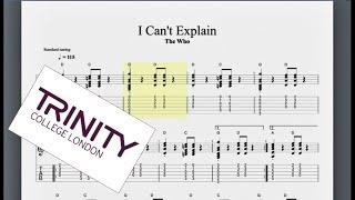 I Can't Explain Trinity Grade 1 Guitar